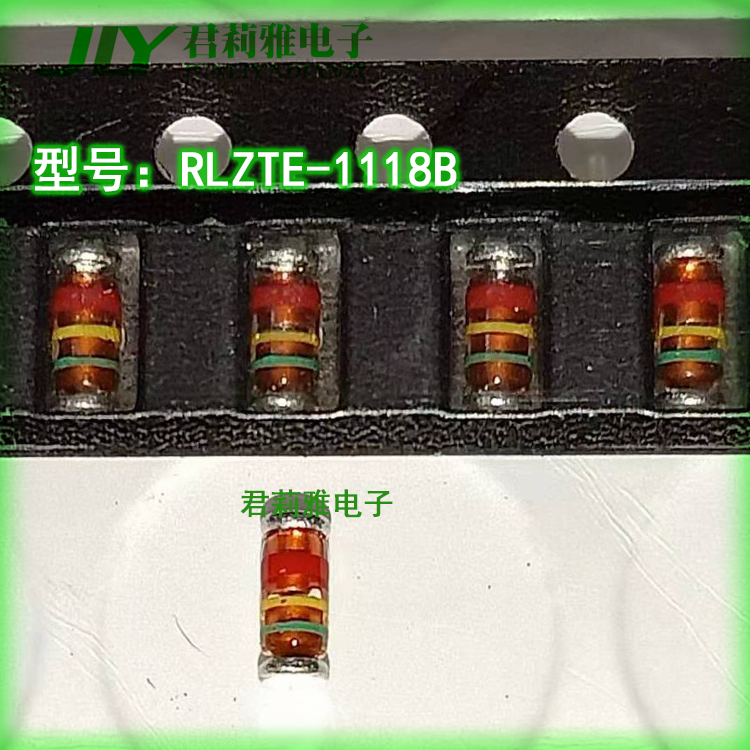 三色环稳压二极管18V红黄绿导航