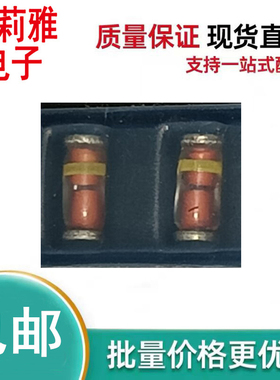 RLS-73TE-11丝印红身黄环 圆柱型贴片开关二极管0.5W80V LL34