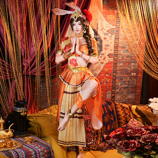 新款王者荣耀公孙离玉兔公主cos服装玉兔公孙离二次元cosplay全套