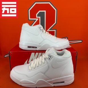 NIKE耐克Flight Legacy男子款中帮经典休闲气垫篮球鞋 BQ4212-101
