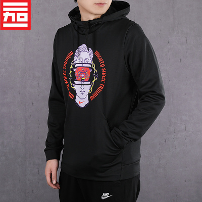 Nike耐克印花连帽卫衣套头衫