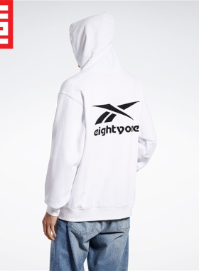 Reebok锐步81联名男大logo连帽秋冬休闲卫衣套头衫 GK6888 GK6889