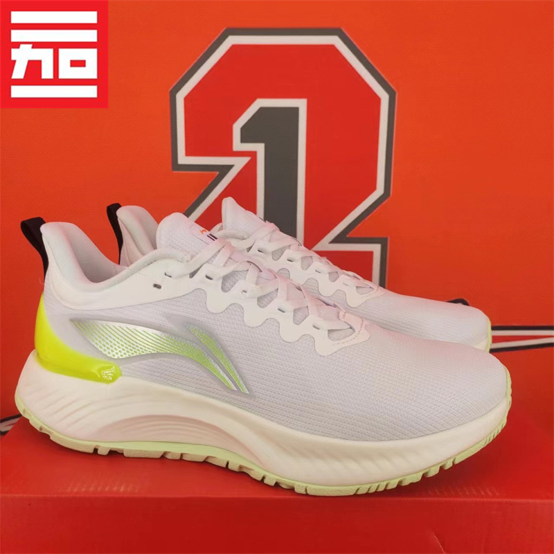 李宁夏款越影系带舒适跑鞋