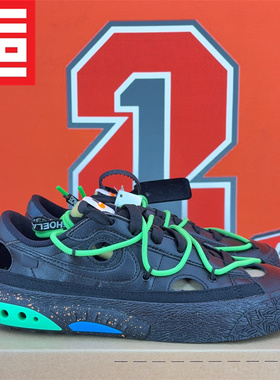 耐克Nike Blazer OffWhite男女同款OW联名解构潮流板鞋DH7863-001