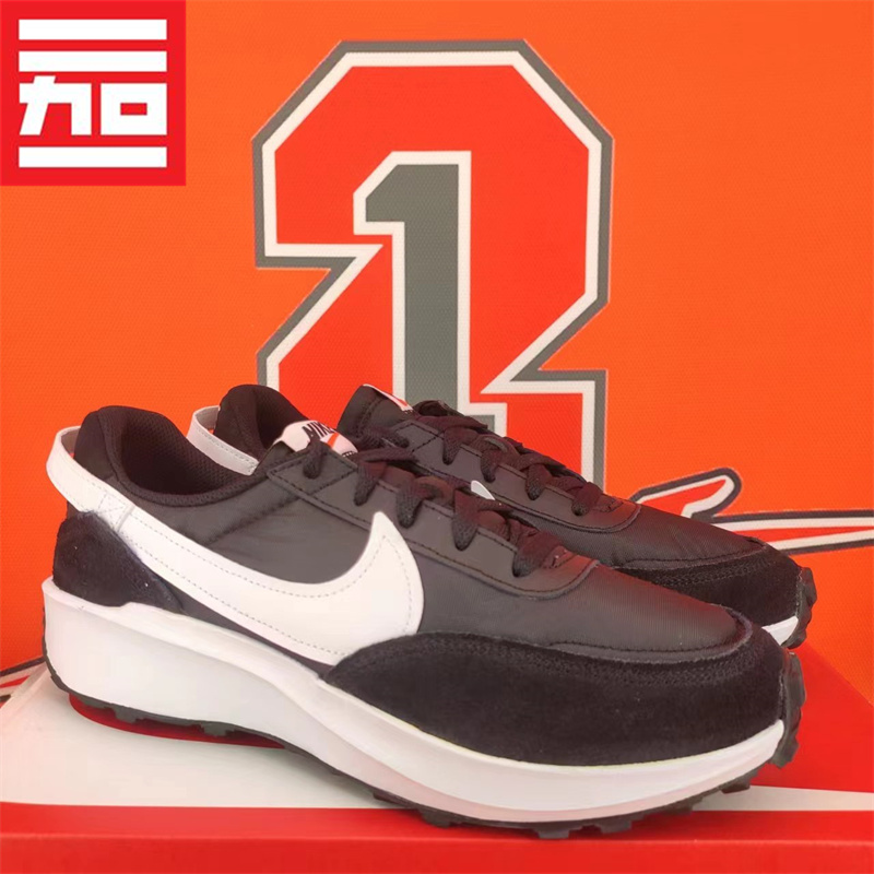 NIKE耐克Waffle Debut男款复古休闲百搭慢跑鞋 DV0527-DH9522-001