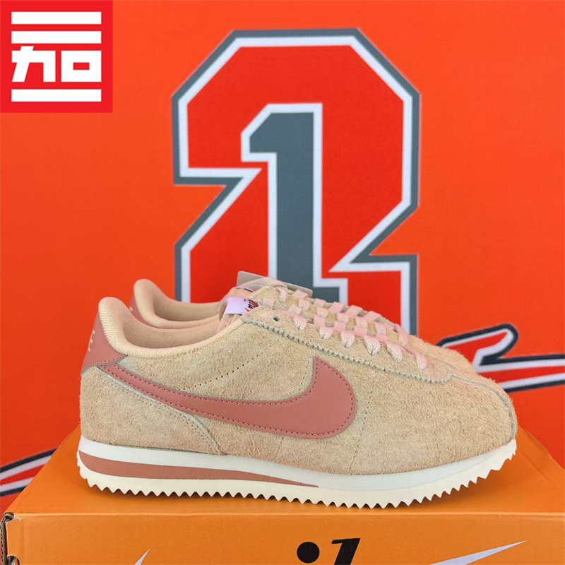 NIKE耐克CORTEZ男女款翻毛阿甘轻便复古运动休闲慢跑鞋FJ2530-201
