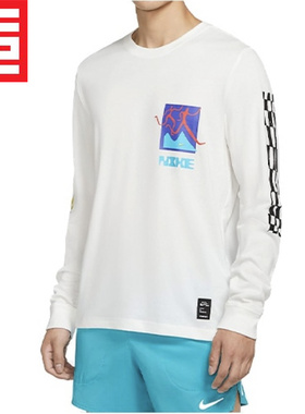 NIKE耐克男款春秋跑步训练运动篮球休闲透气长袖T恤CW0942-CT3382