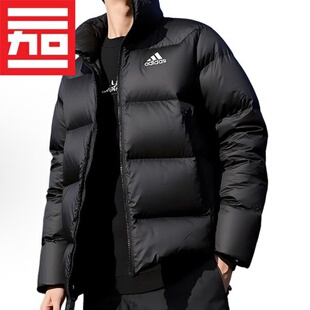 Adidas阿迪达斯男女中短款保暖百搭休闲连帽羽绒服 IL8928 KF8760