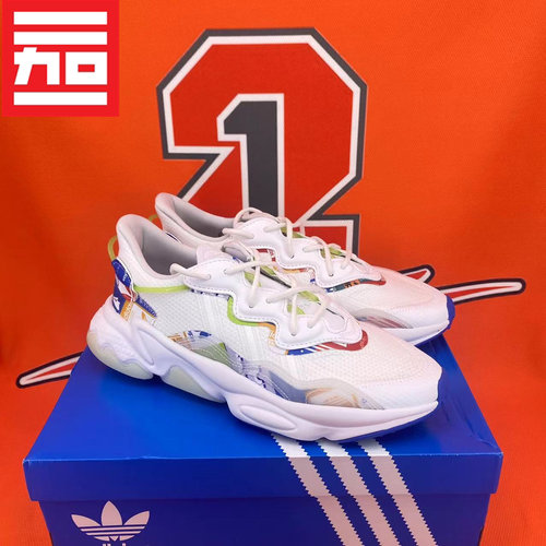 阿迪达斯运动休闲缓震跑步鞋