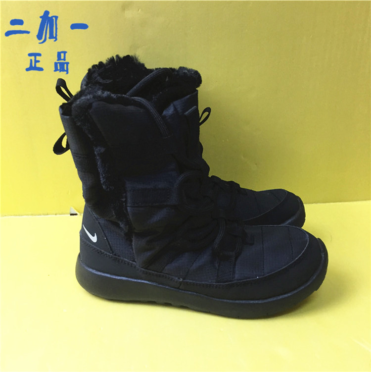 nikerosheone女子高帮加绒靴子