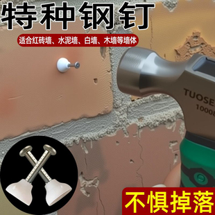 纱窗固定钉门帘壁纸壁布图钉墙钉广告横幅水泥钉钢钉免打孔无痕钉