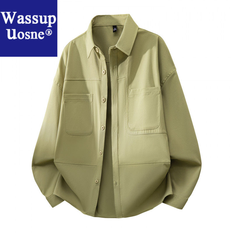 Wassup Uosne春秋长袖休闲宽松百200300亚麻长6080日系长绒棉格子