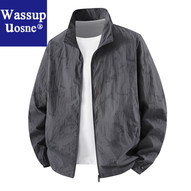 Wassup Uosne衣男薄款透气中年皮肤衣夏天运动防晒服外套男20260