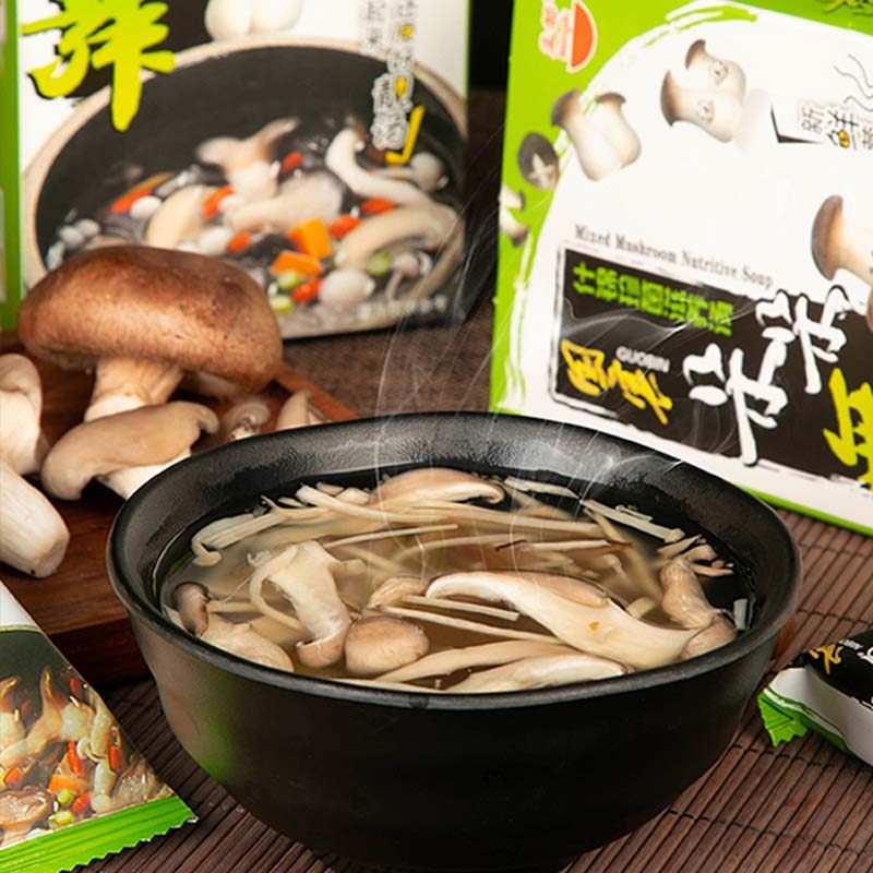 孟都朵朵舞什锦珍菌滋养汤素食冻干营养蘑菇蔬菜菌汤料冲泡即食