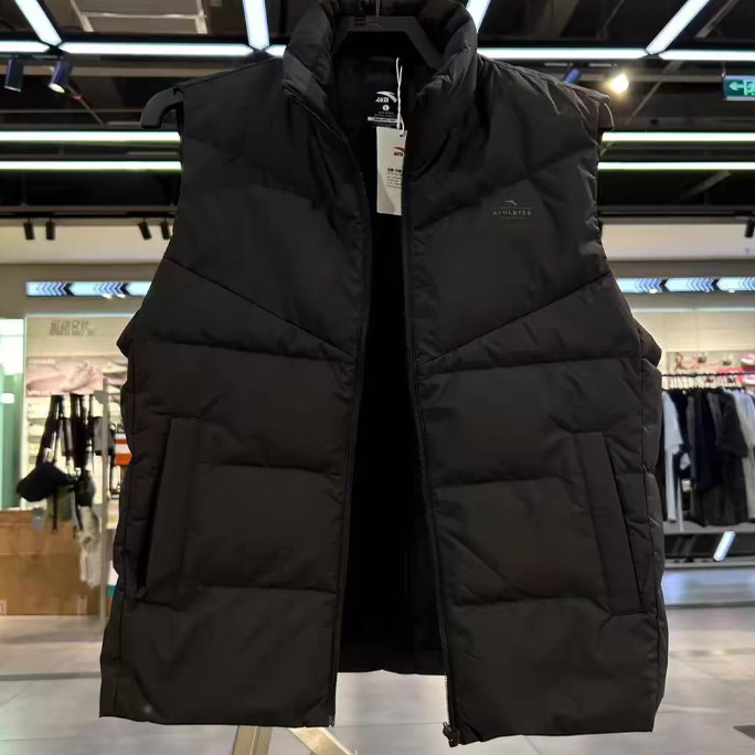 安踏正品男羽绒马甲2024冬新款立领保暖防泼水加厚马甲152447912,运动服/休闲服装,羽绒马甲,淘宝优惠券,粉丝福利购,淘宝优惠卷