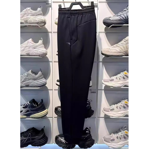 安踏正品女裤2025冬新款时尚加绒收口综训针织运动长裤162547312N