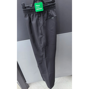 综训直筒加绒梭织运动长裤 2025冬新款 152547510N 男舒乐裤 安踏正品