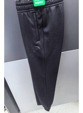 安踏正品男裤2025冬新款综训加绒收口休闲针织运动长裤152547325N