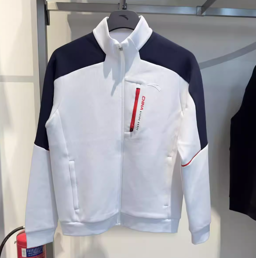 安踏正品男装2025冬新款时尚休闲综训立领针织运动上衣152547703N