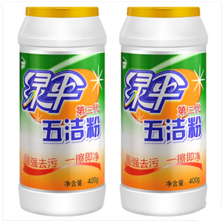 绿伞五洁粉瓶装400克绿伞五洁粉袋装500克