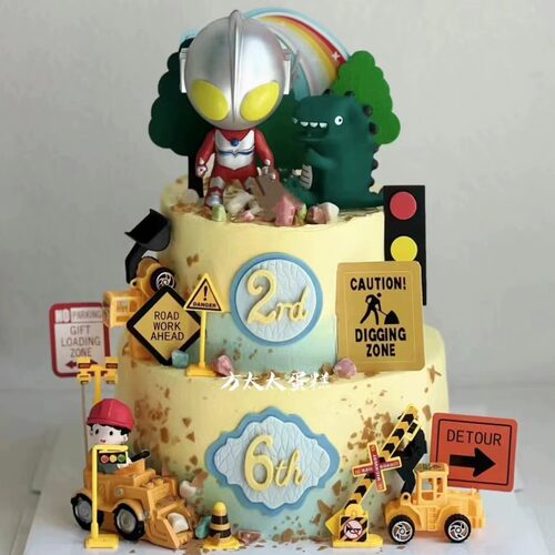 上海六一定制小怪兽热卖生日蛋糕