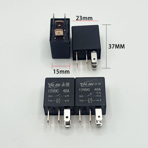 汽车货车继电器小扁紫罗兰12V24V