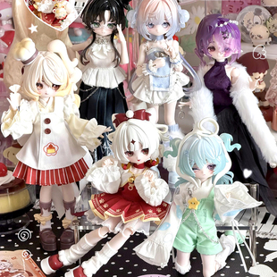 现货米甜三代小签灵8分bjd盲盒潮玩可动人偶公仔换装手办潮玩摆件