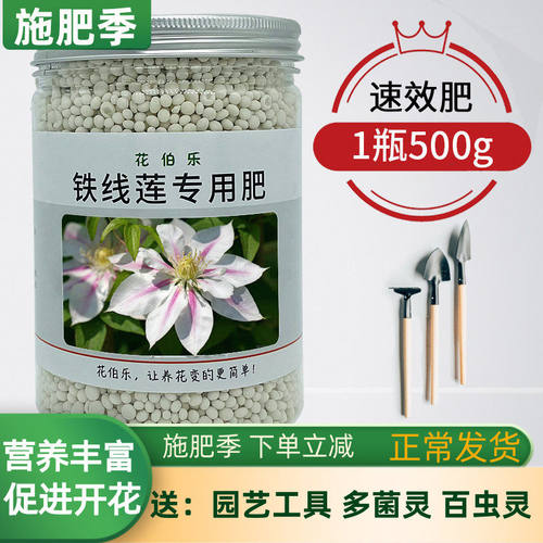 铁线莲催花绿叶促生长专用复合肥