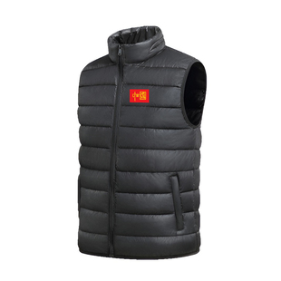 秋冬季新款羽绒棉马甲男士加厚款保暖背心坎肩大码青中老年棉马甲