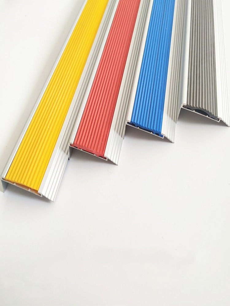 特厚铝合金楼梯扣踏步台阶金属防滑条木地板7字门槛直角包收边条