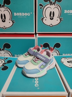 全新正品线下专柜琪尔特巴布豆女宝21-25码春秋季双网运动机能鞋