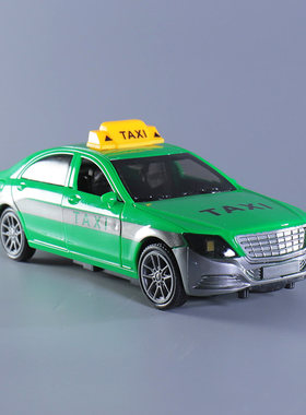 出租车模型儿童双开门玩具车