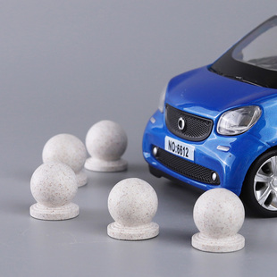 迷你仿真石头墩城市微型建筑摆件儿童小号场景模型石球路障玩具