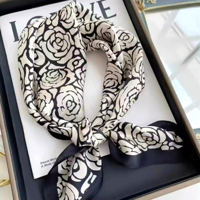 秋冬韩版女小方巾丝巾空姐领巾