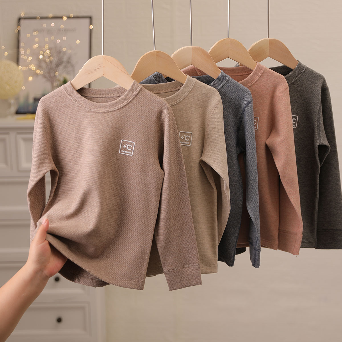 德绒弹力好保暖弹力舒适上衣