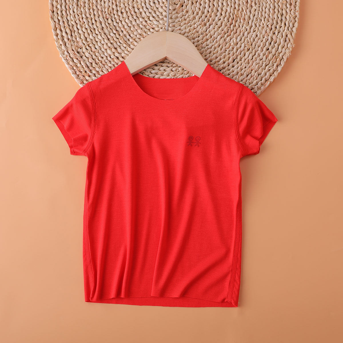 随心裁薄款喜庆红色儿童本命年T恤女宝宝短袖打底衫男童上衣,童装/婴儿装/亲子装,T恤,淘宝优惠券,粉丝福利购,淘宝优惠卷