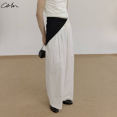 型也藏着冷静 版 讲究 行走带点窸窣声像夏夜低语 COLN宽松直筒裤