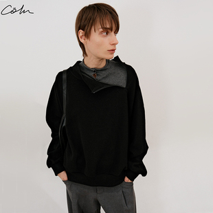 COLN绒面斜拉链卫衣厚厚 扎实到让人在这个冬天很安心关键好看呀