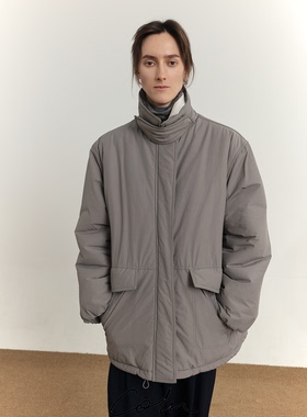 COLN翻领宽松棉服把冬天变成暖房内里铺满羊羔毛是冬日从容的勇气