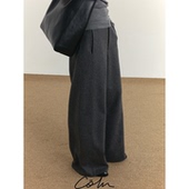 COLN呢料直筒休闲裤 显瘦效果 型带来 看似基础也不能忽略它 版