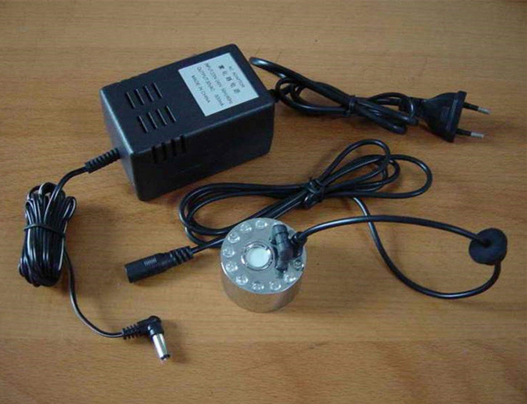 流水喷泉风水轮雾化器空气负离子加湿器假山盆景水池鱼缸配件