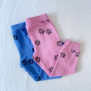 原单婴儿小童可爱长裤 it男女宝宝春秋薄毛圈运动裤 丹麦name 92码