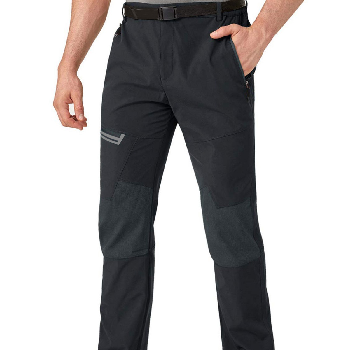 亚马逊跨境欧码四季款户外冲锋裤四面弹100D防刮耐磨运动长裤男士