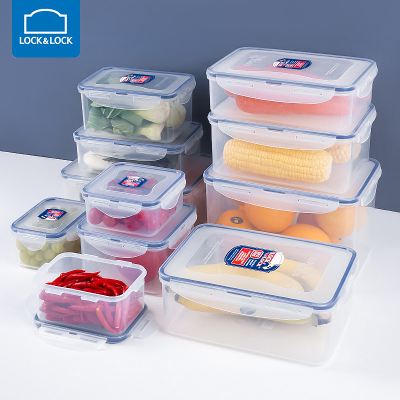 乐扣乐扣保鲜盒冰箱厨房收纳密封盒食品级锁鲜便当盒大容量,餐饮具,保鲜盒,淘宝优惠券,粉丝福利购,淘宝优惠卷