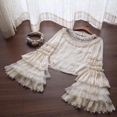 Lolita内搭衬衫姬袖蕾丝