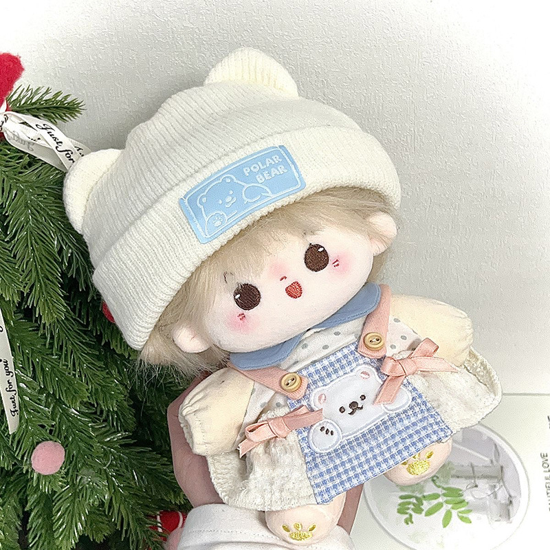 现货20cm棉花娃娃衣服10cm娃衣可爱裙子无属性换装衣服新款套装