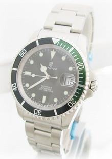 SANDOZ 山度士藍寶石表鏡大號機械表25石90930D-77-2綠黑圈|ruв категории часы, часы - от Buy2taobao.com для оказания профессиональной услуги покупки агента Taobao