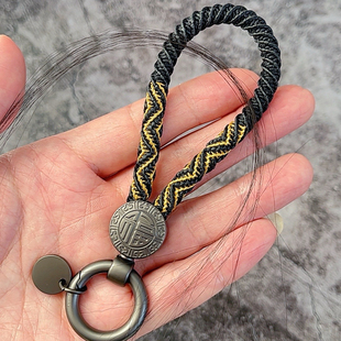 金箍棒一缕青丝钥匙扣发丝高档纯手工编织情侣汽车定制送男友礼物