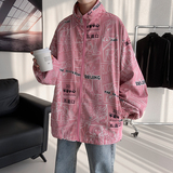 2025春装新款时尚印花男士立领夹克上衣外套JK927-P60控88，男装夹克，电商A006
