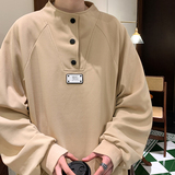 现货美式复古上衣男高街潮牌ins宽松休闲百搭套头衫卫衣W9906-P45，男装卫衣，电商A006